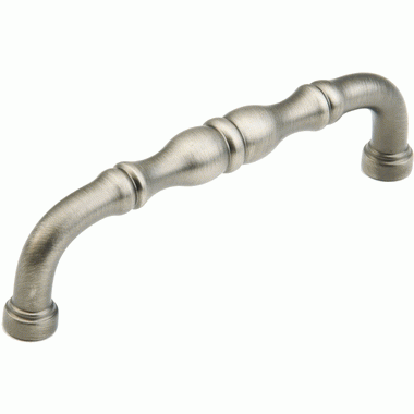 4 5/16 Inch (4 Inch c-c) Colonial Pull (Antique Nickel Finish) SCHAUB