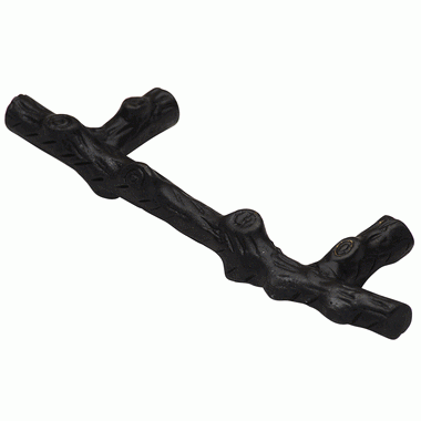 4 1/2 Inch Tree Branch Cabinet Pull (Oil Rubbed Bronze Finish) COPPER MOUNTAIN HARDWARE