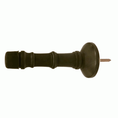 3 Inch Traditional Solid Brass Door Stop (Oil Rubbed Bronze Finish) COPPER MOUNTAIN HARDWARE