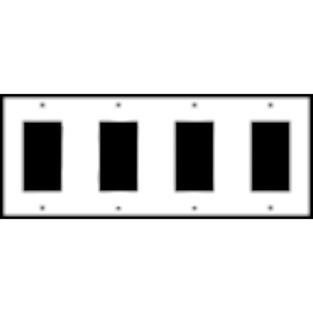 4 1/2 Inch Solid Brass Traditional Switch Plate (Antique Nickel)