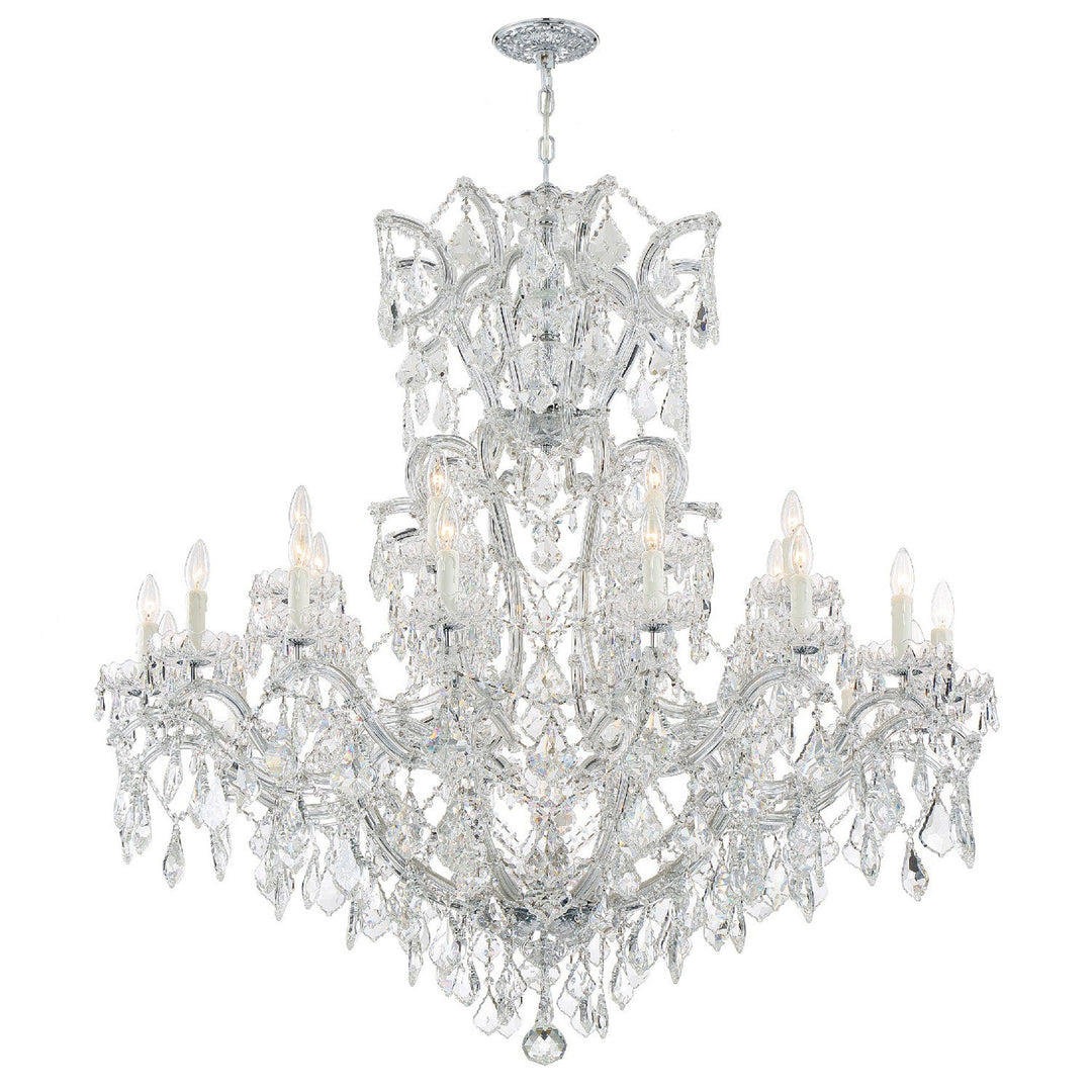 Crystorama Crystorama Maria Theresa 25 Light Spectra Crystal Polished Chrome Chandelier