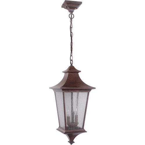 Argent II 3 Light Outdoor Pendant in Aged Bronze CRAFTMADE