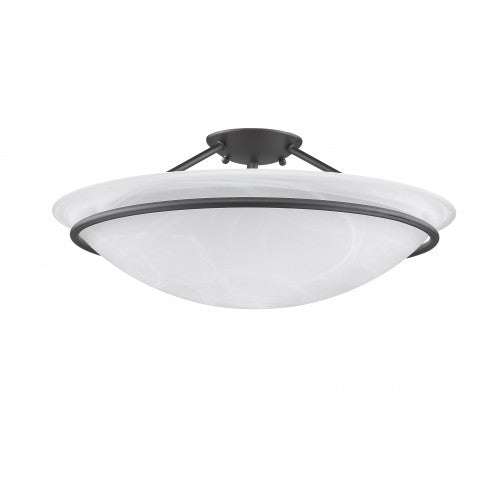 3 Light Bronze Ceiling Mount Livex