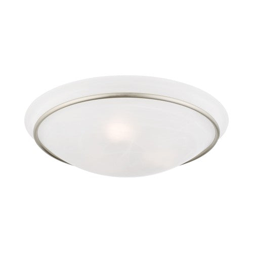 3 Light Brushed Nickel Ceiling Mount Livex