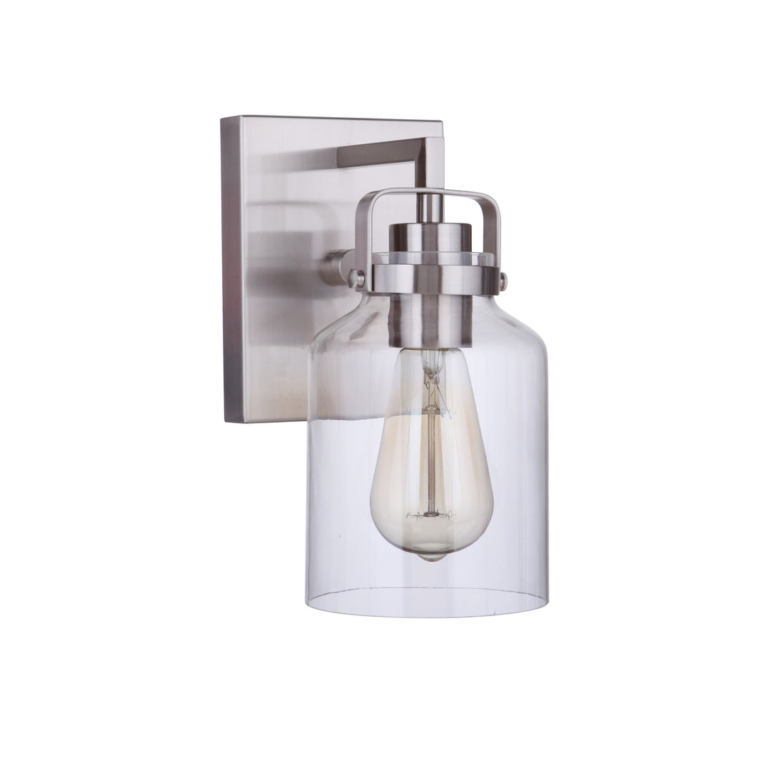 Foxwood 1 Light Wall Sconce in Brushed Polished Nickel CRAFTMADE