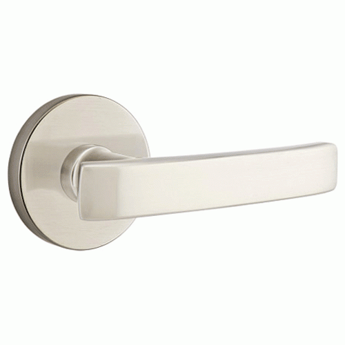 Emtek Solid Brass Geneva Lever With Disk Rosette (Several Finish Options) EMTEK