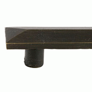 5 Inch (3 1/2 Inch c-c) Sandcast Bronze Pyramid Pull (Medium Bronze Finish) EMTEK