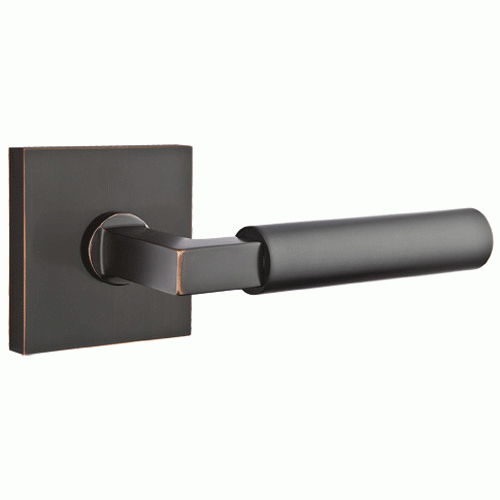 Emtek Solid Brass Hercules Lever With Square Rosette (Many Finishes Available) EMTEK