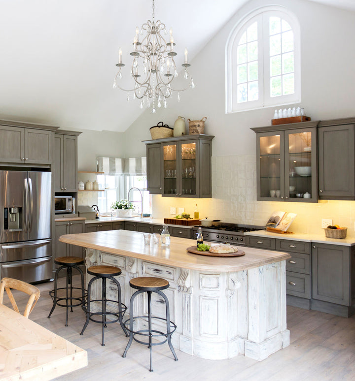 Crystorama Crystorama Ashton 9 Light Hand Cut Crystal Olde Silver Chandelier