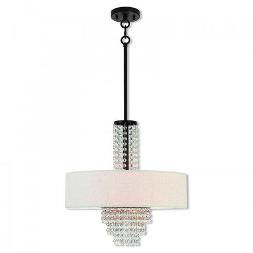 4 Light EBZ Pendant Chandelier Livex