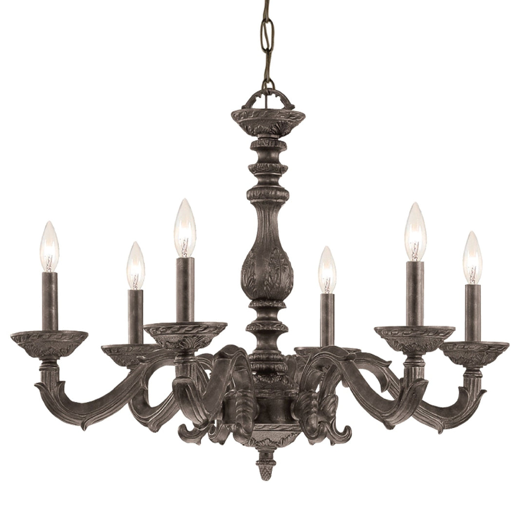 Crystorama Crystorama Paris Market 6 Light Venetian Bronze Chandelier