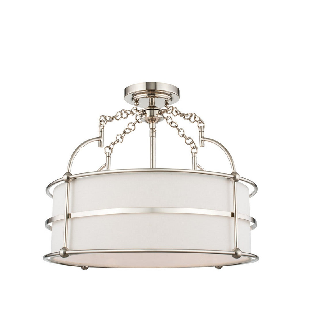 Carson 18 Inch Convertible Pendant / Semi Flush Kalco