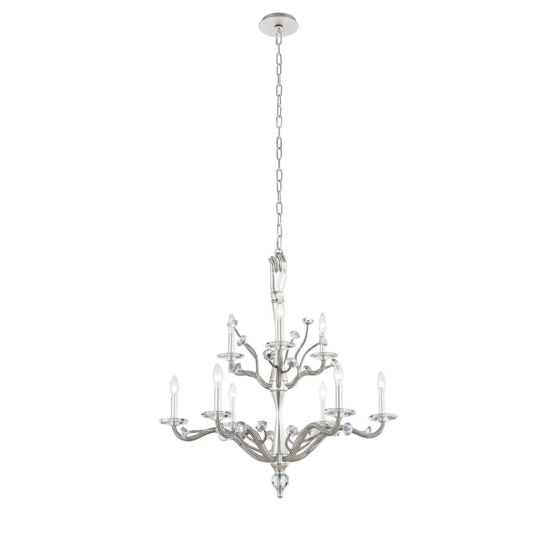 Venus 9 Light 2 Tier Chandelier Kalco