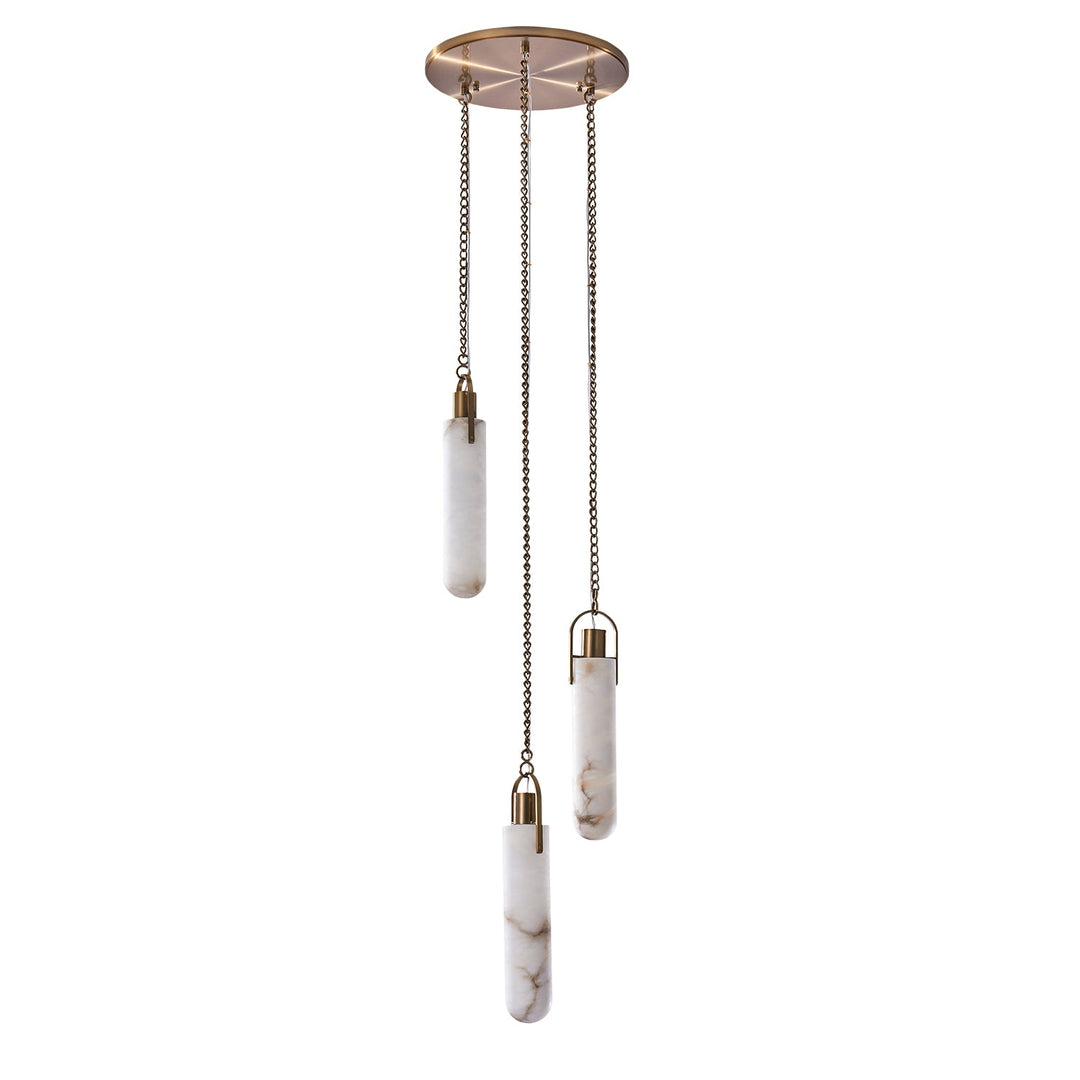 Flint 3 Light Full Canopy Pendant Kalco