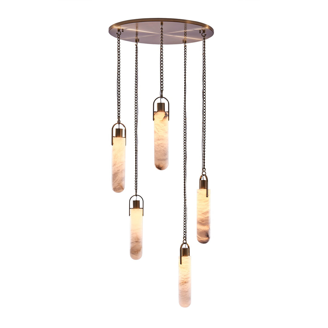 Flint 5 Light Full Canopy Pendant Kalco