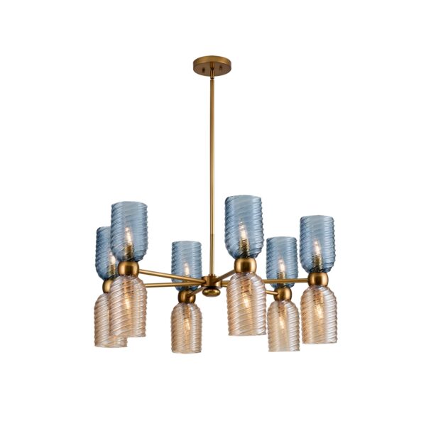 Azul 12 Lt Chandelier Kalco