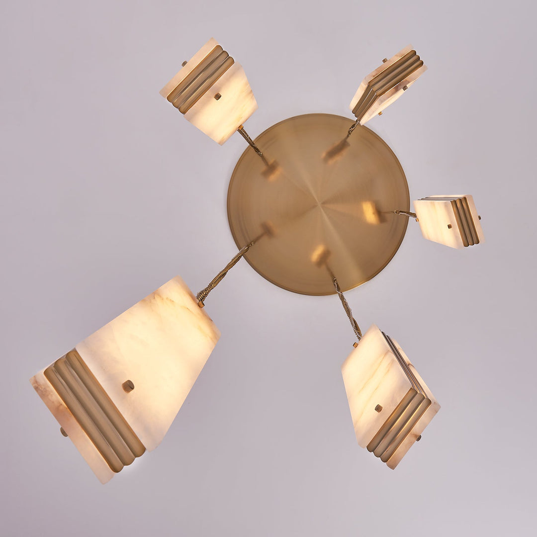 Vertical Five Drop LED Pendant Kalco