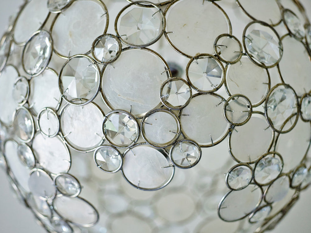 Crystorama Crystorama Palla 6 Light Antique Silver Sphere Chandelier