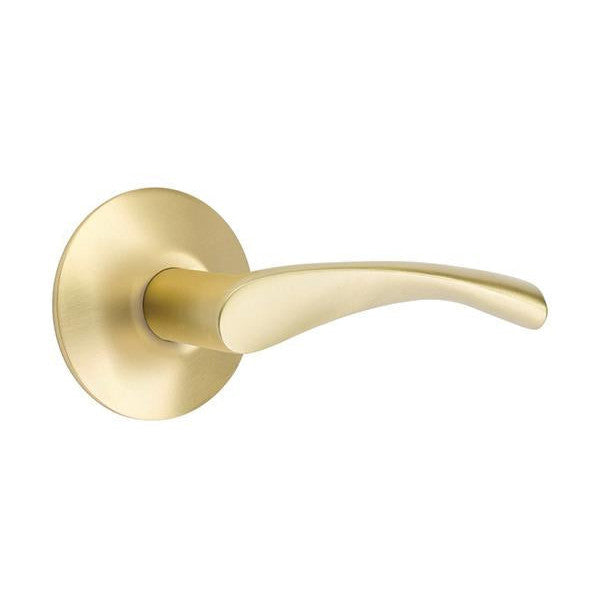 Emtek Solid Brass Triton Lever With Modern Rosette (Several Finish Options) EMTEK