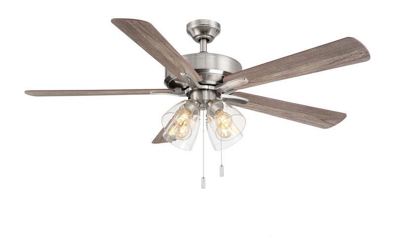 Pecos 52 Inch Pull Chain Ceiling Fan Wind River