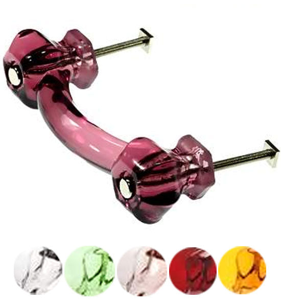 COPPER MOUNTAIN HARDWARE Authentic Glass Drawer Handles & Furniture Pulls  in 14 Colors