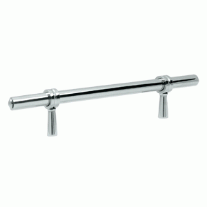 6 1/2 Inch Deltana Solid Brass Adjustable Pull Polished Chrome Finish DELTANA