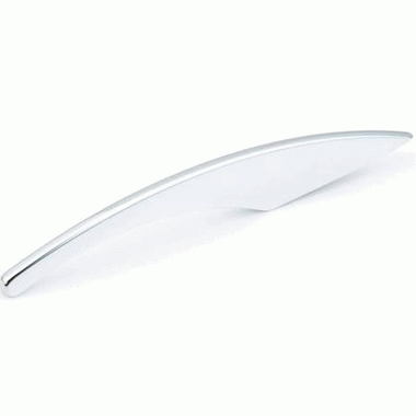 6 3/8 Inch (1 1/4 Inch c-c) Sorrento Cabinet Pull (Polished Chrome Finish) SCHAUB