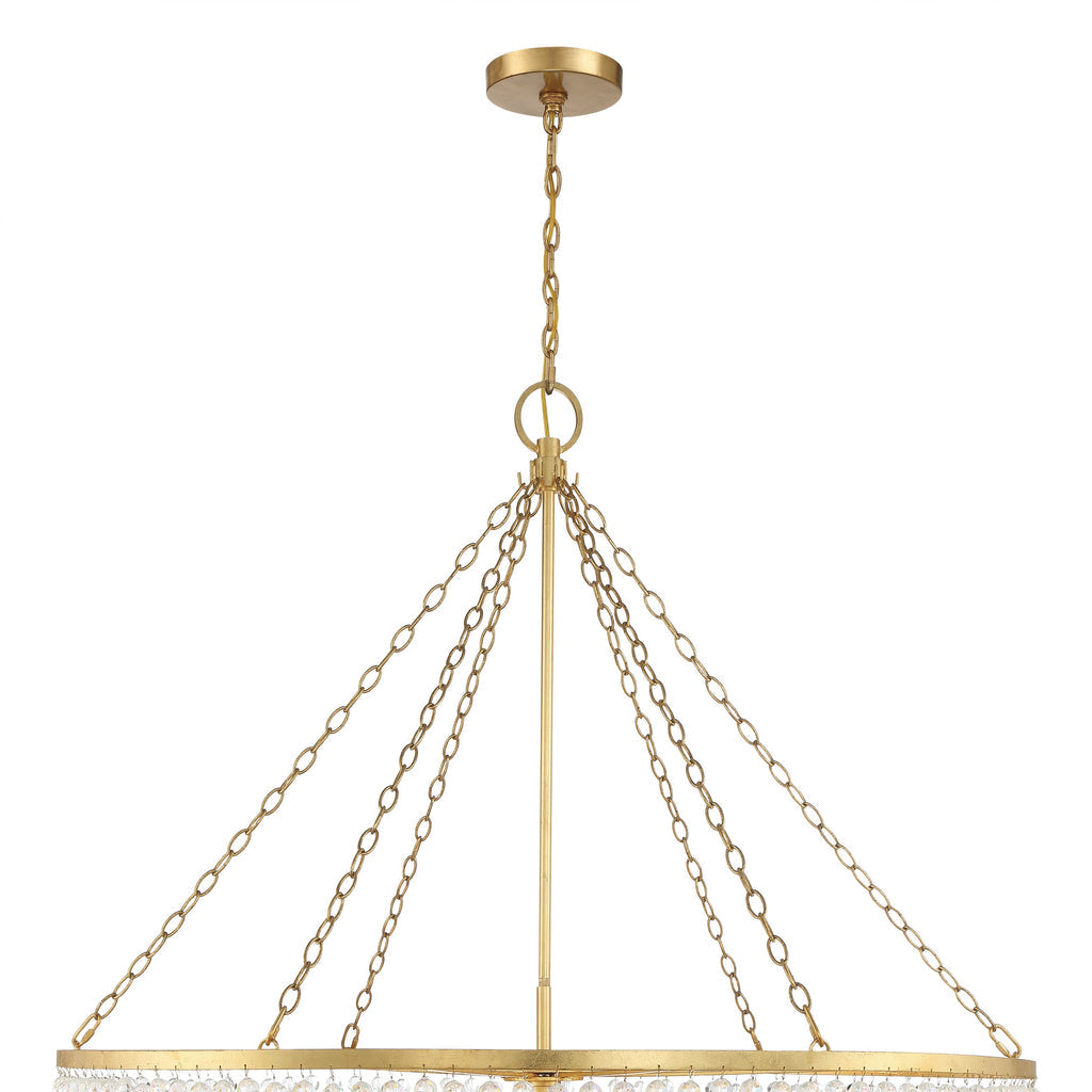 Crystorama Crystorama Rylee 15 Light Antique Gold Chandelier