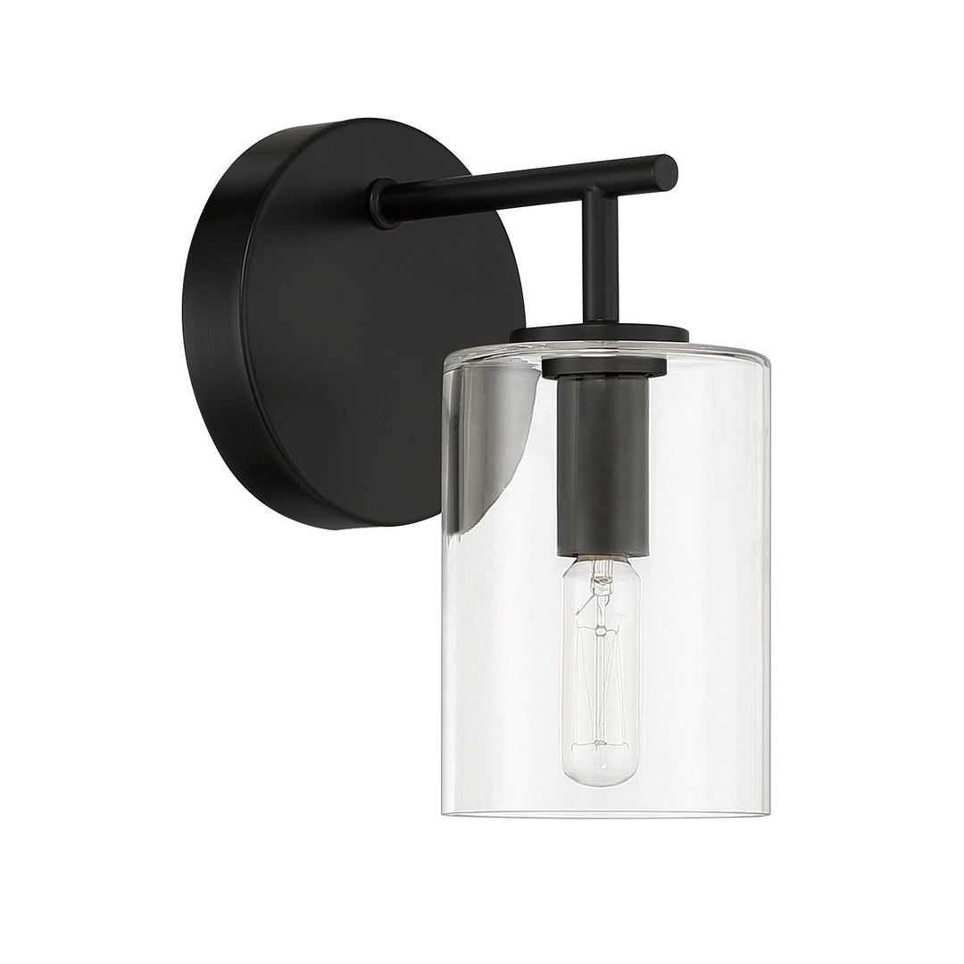 Hailie 1 Light Wall Sconce in Flat Black CRAFTMADE