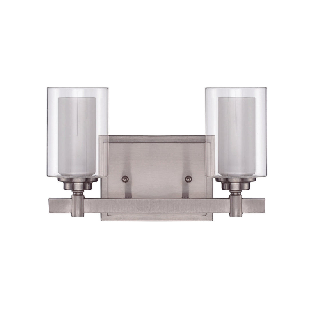 Celeste 2 Light Vanity in Brushed Polished Nickel CRAFTMADE