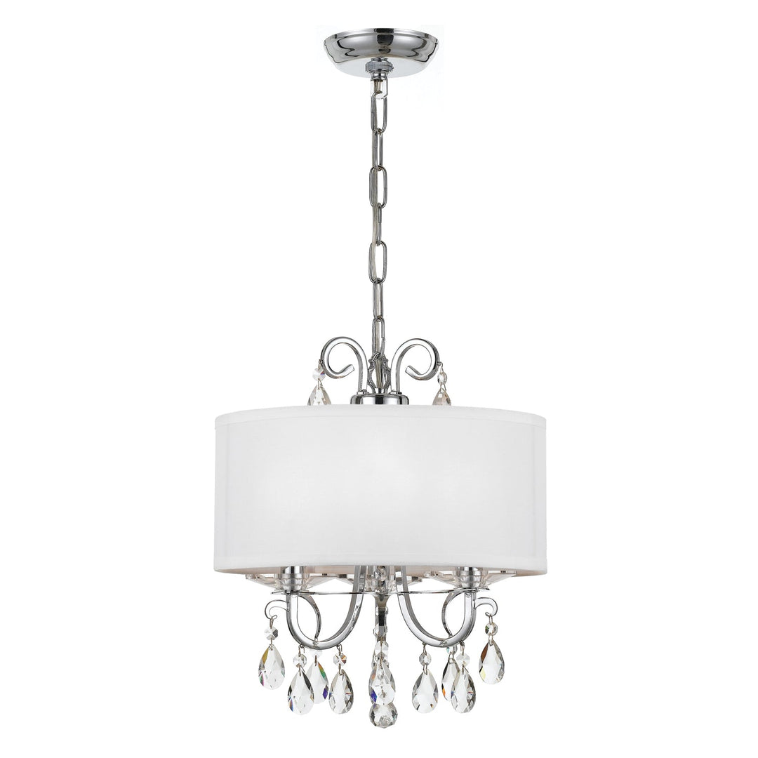 Crystorama Crystorama Othello 3 Light Spectra Crystal Polished Chrome Mini Chandelier