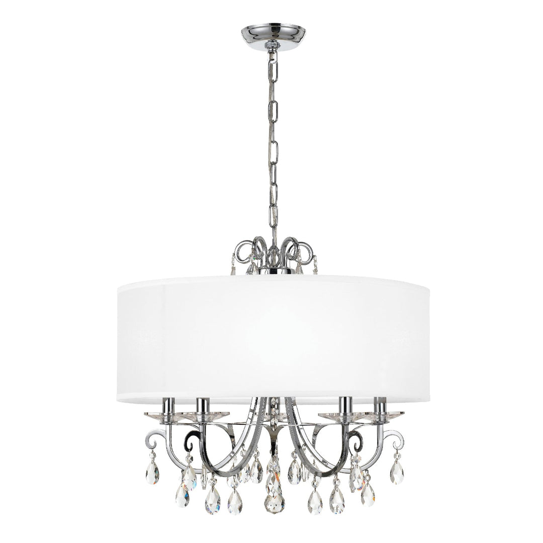 Crystorama Crystorama Othello 5 Light Clear Crystal Polished Chrome Chandelier