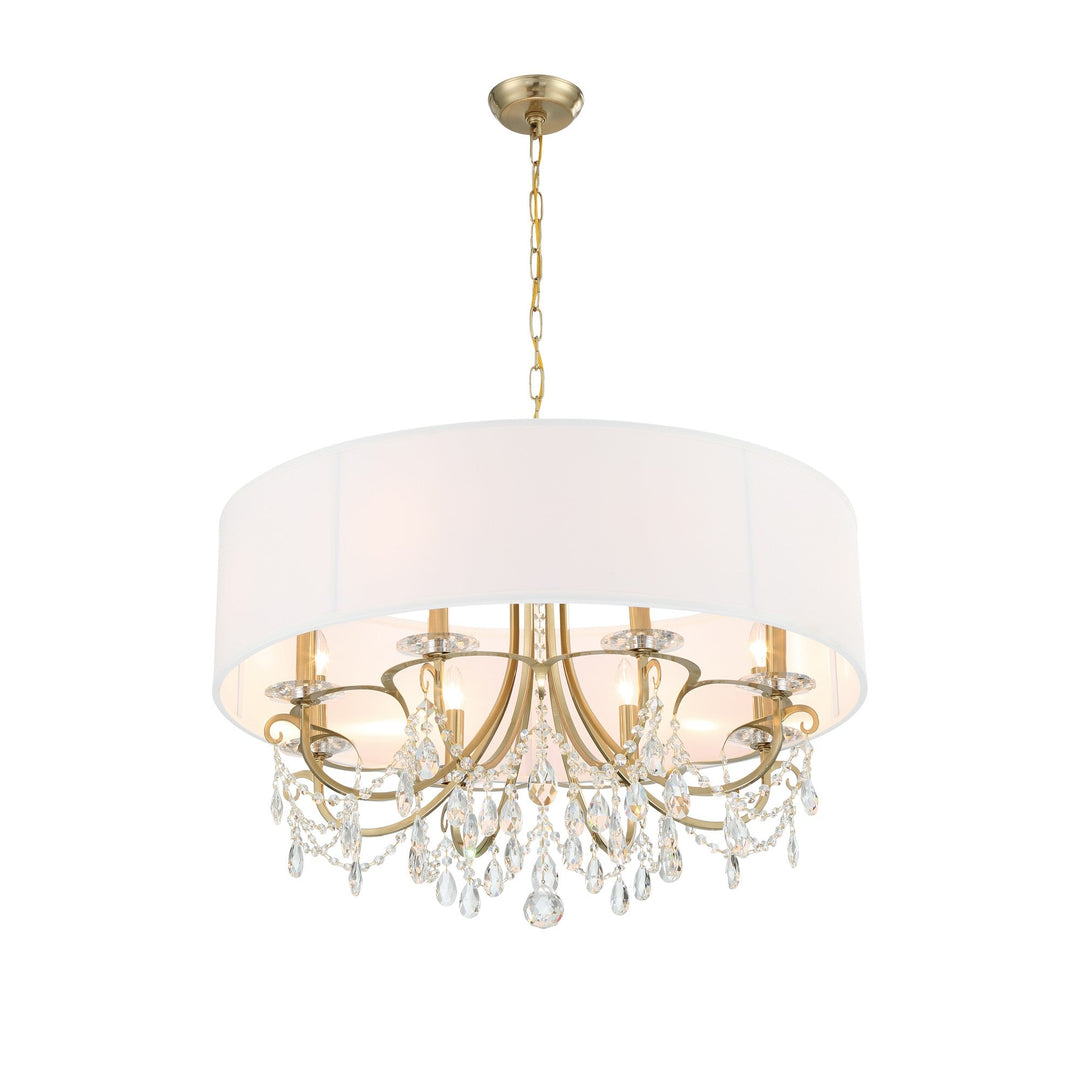 Crystorama Crystorama Othello 8 Light Vibrant Gold Chandelier