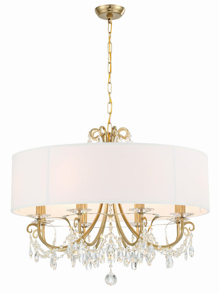 Crystorama Crystorama Othello 8 Light Vibrant Gold Chandelier