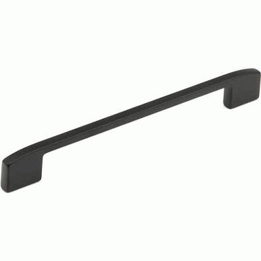 7 7/8 Inch (6 1/4 Inch c-c) Sorrento Cabinet Pull (Matte Black Finish) SCHAUB
