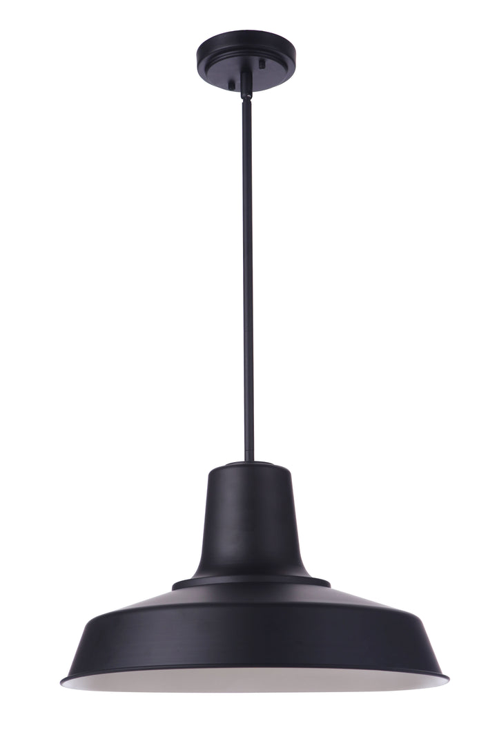 Briscoe 1 Light 18" Outdoor Pendant in Midnight CRAFTMADE