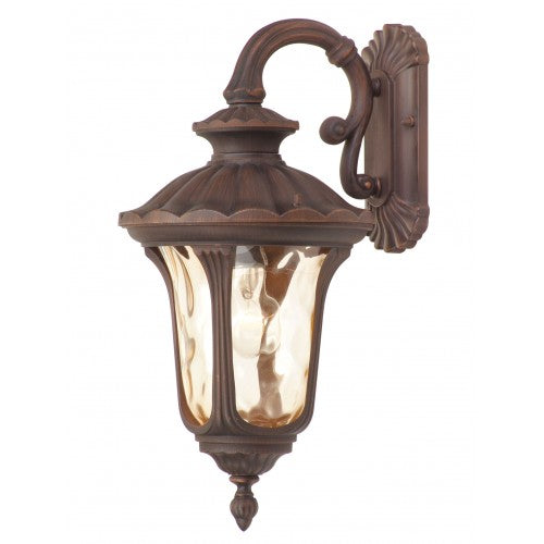 1 Light Imperial Bronze outdoor Wall Lantern Livex