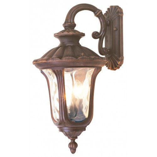 3 Light Imperial Bronze Outdoor Wall Lantern Livex