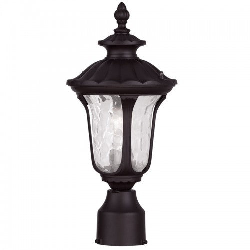 1 Light Bronze Outdoor Post Lantern Livex