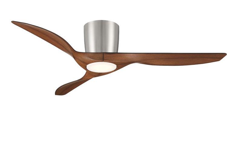 Delta 52 Inch Indoor/Outdoor Smart Flush Mount Ceiling Fan Wind River