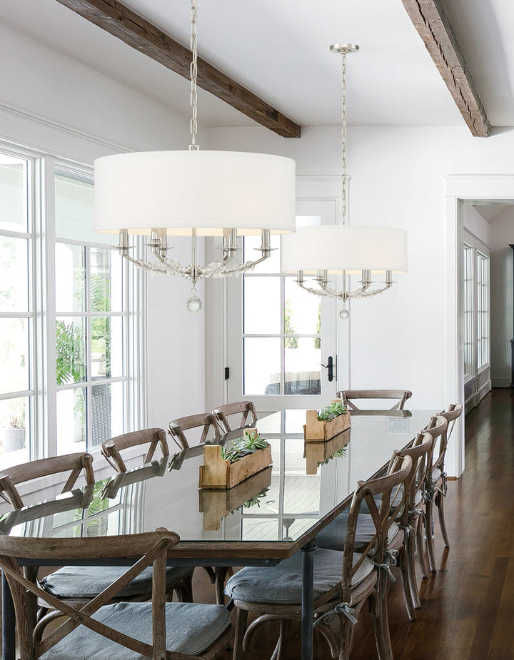 Crystorama Crystorama Mirage 6 Light Polished Nickel Chandelier