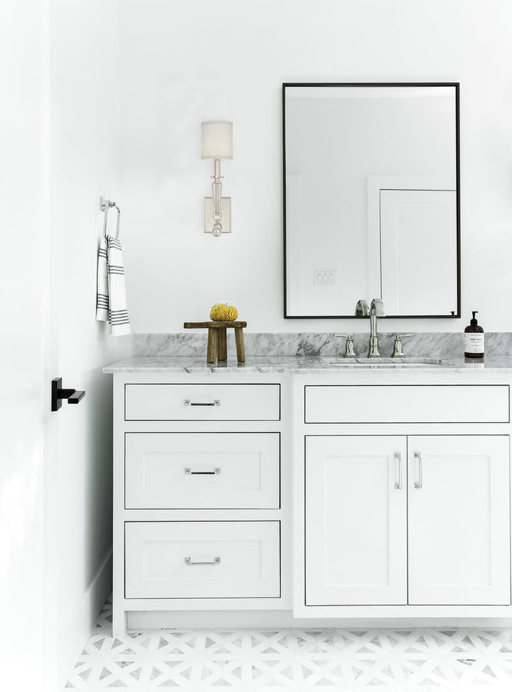 Crystorama Crystorama Paxton 1 Light Polished Nickel Sconce