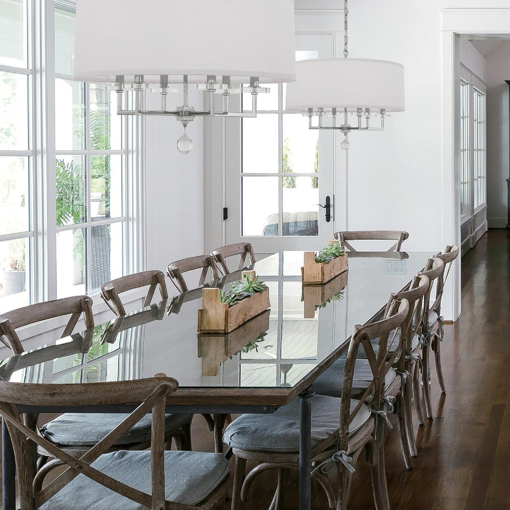 Crystorama Crystorama Paxton 6 Light Polished Nickel Chandelier