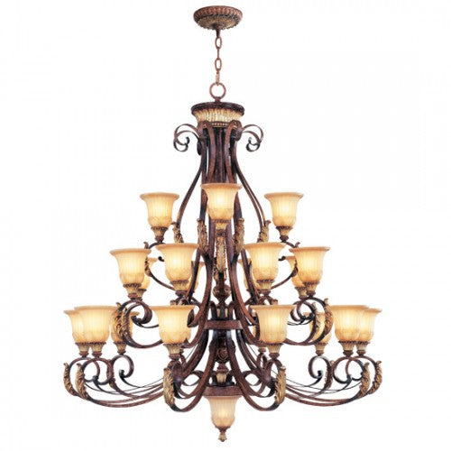 23 Light Verona Bronze Chandelier Livex