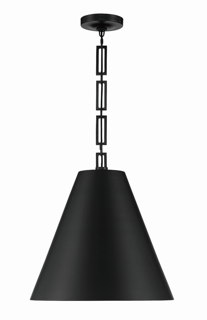 Crystorama Crystorama Brian Patrick Flynn Alston 3 Light Matte Black + Antique Gold Chandelier