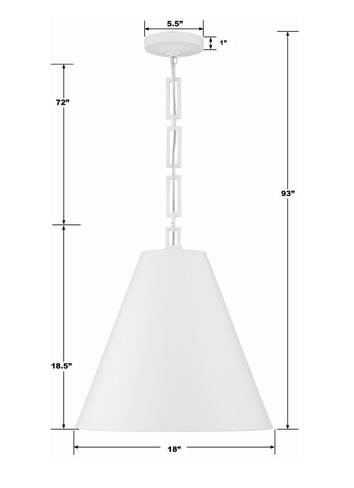 Crystorama Crystorama Brian Patrick Flynn Alston 3 Light Matte White + Antique Gold Chandelier