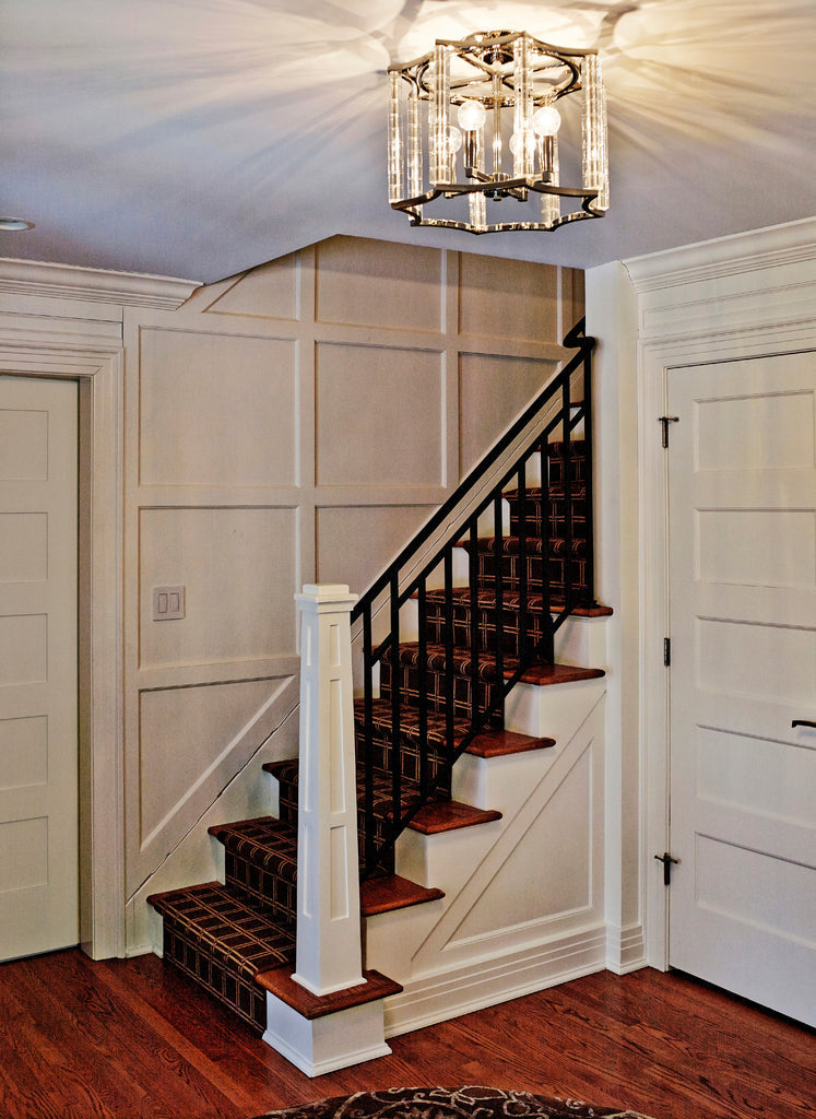 Crystorama Crystorama Carson 4 Light Polished Nickel Mini Chandelier