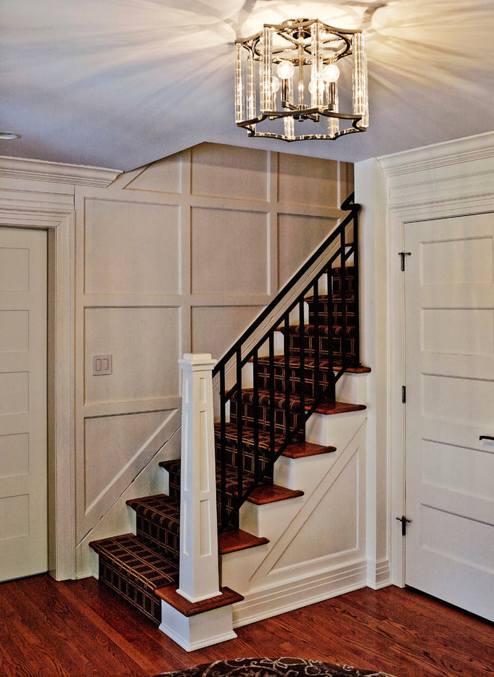 Crystorama Crystorama Carson 4 Light Polished Nickel Mini Chandelier