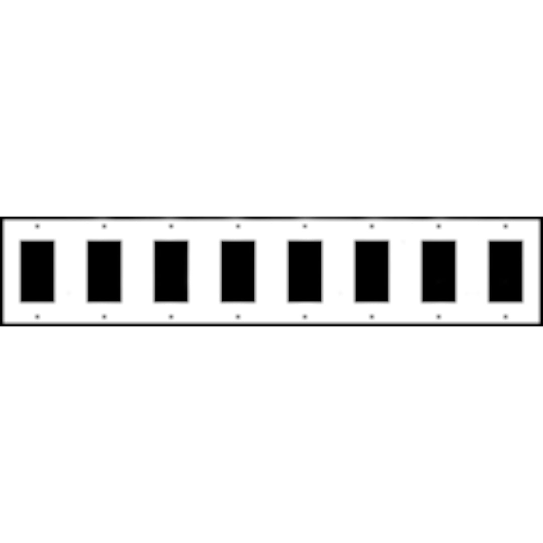 Oceanus Shell Wall Plate (Bright Nickel Finish)