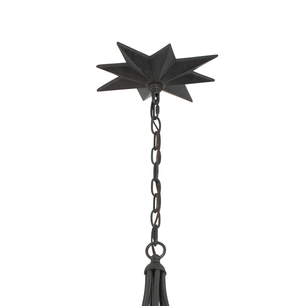 Crystorama Crystorama Astro 4 Light Black Chandelier
